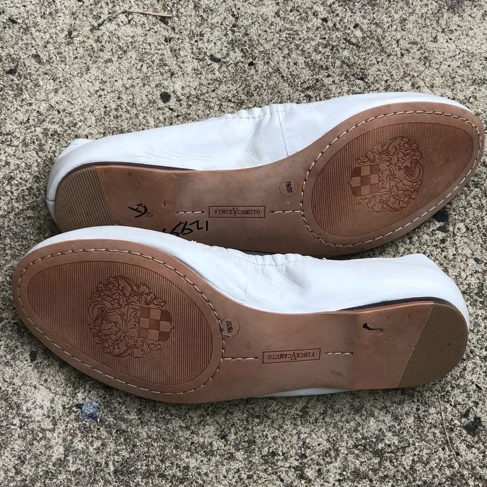 Vince Camuto Leather Ballerinas